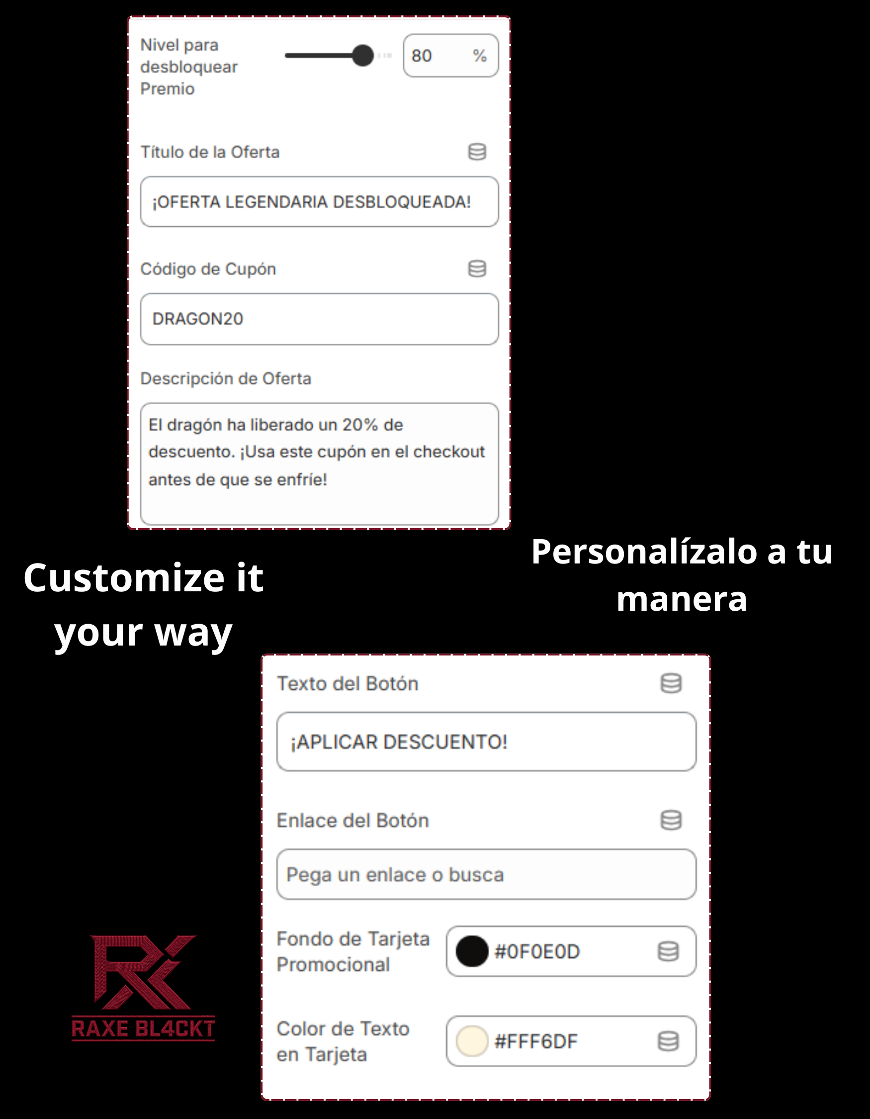 Dragón de Ofertas Interactivo