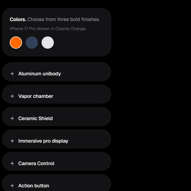 Apple-like product structure