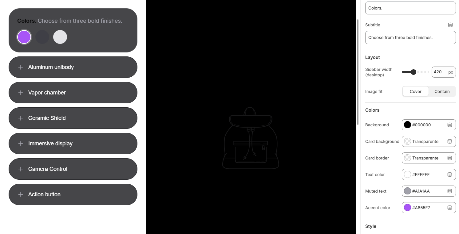 Apple-like product structure